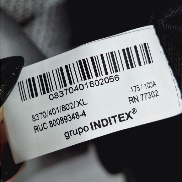 ZARA Double Breasted Oversized Blazer Jacket Dove Women's XL Minimalist Career - Picture 12 of 15